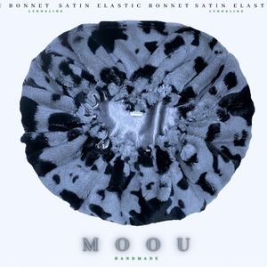Moou Satin Elastic Bonnet ( GREY )